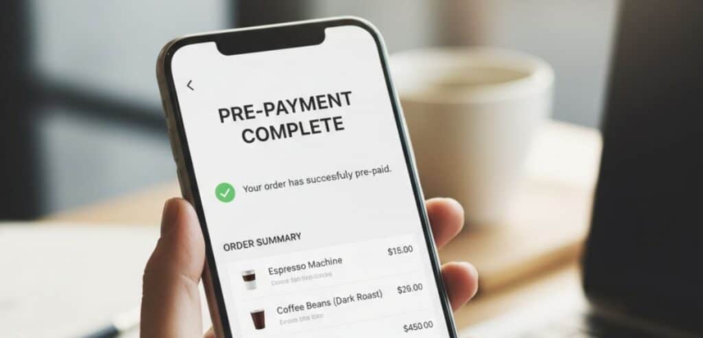 Pre-payment